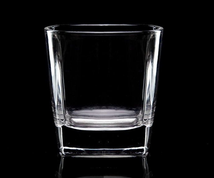 Transparent Glass Handle Mug with Thickened Base for Hot Beverages