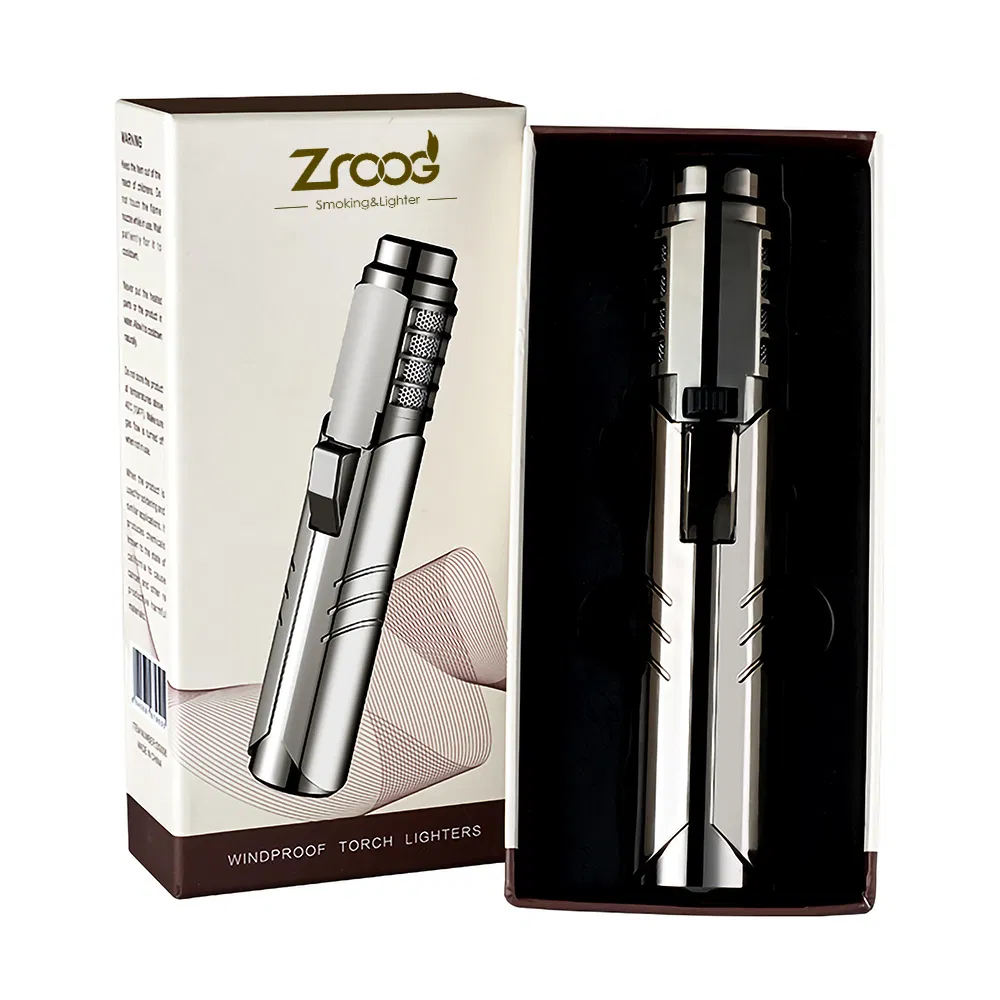 High Jet Flame Butane Gas Torch Lighter Gas Lighter Refillable Windproof Lighter