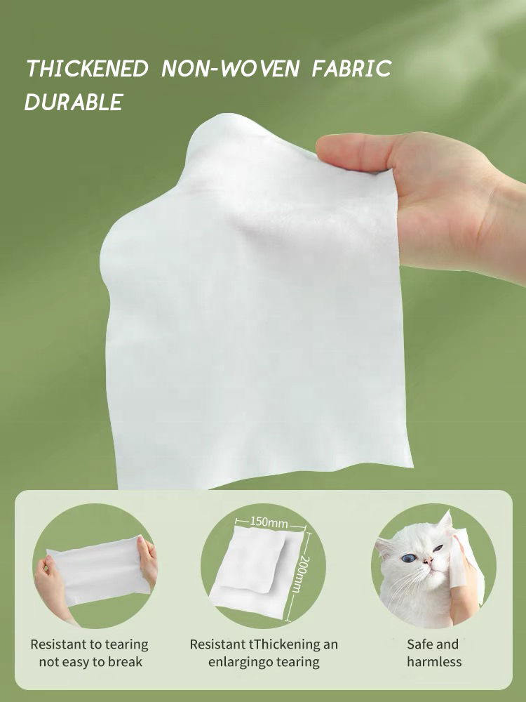 Natural Organic Flushable Pet Wipes for Sensitive Skin