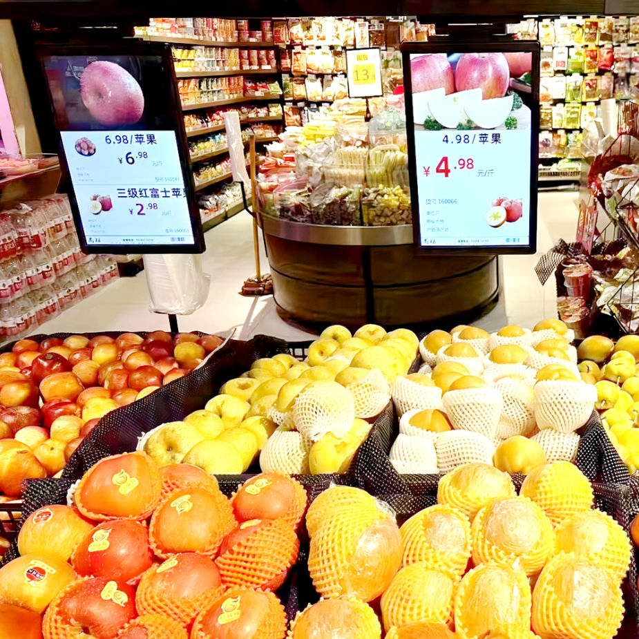 Inewtag 10.1" Single-Side Screen Electronic Shelf Label ESL LCD Screen Display Video Picture System Easy Operation Supermarket Digital Price Tag