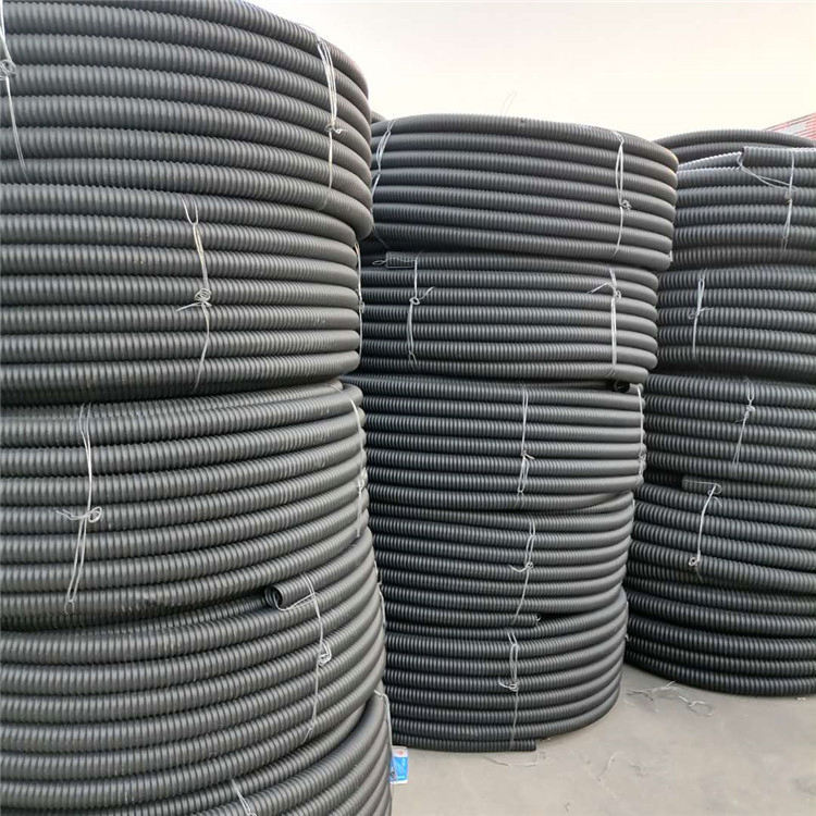 HDPE Carbon Corrugated Pipe for Underground Electrical Cable Routing