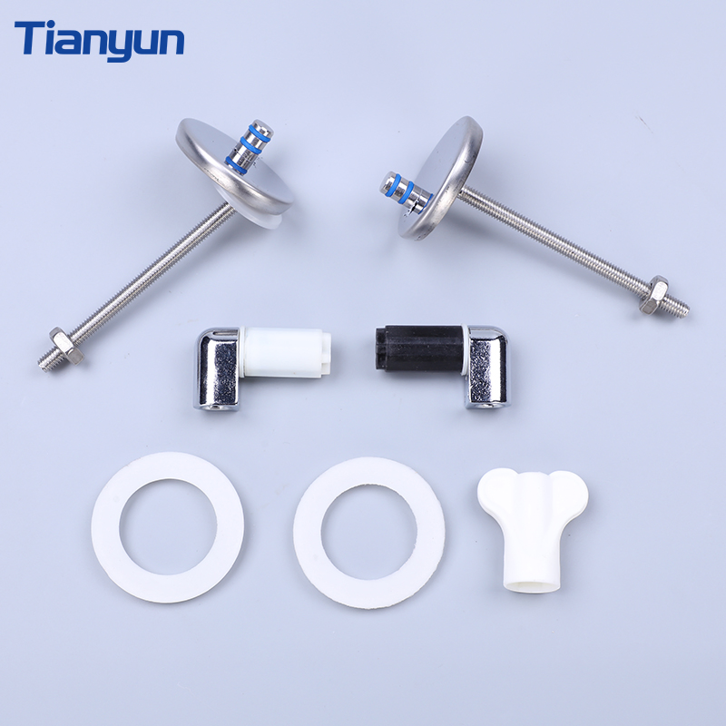 Toilet Seat Durable Antibacterial Adjustable Hinges Quick Release Toilet Top Fix Fixing