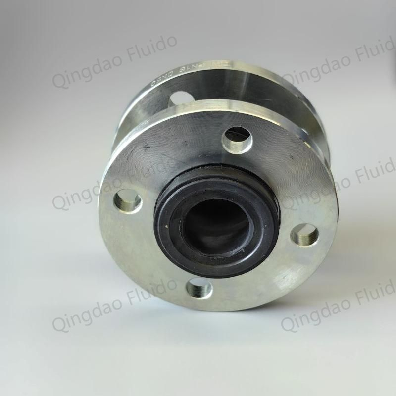 Double Sphere DN50 Rubber Flexible Expansion Joint Flanged Material