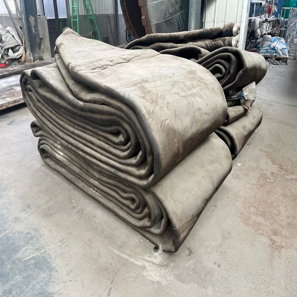 Сертифицированный ISO 14409 пневмобаллон для спуска судов