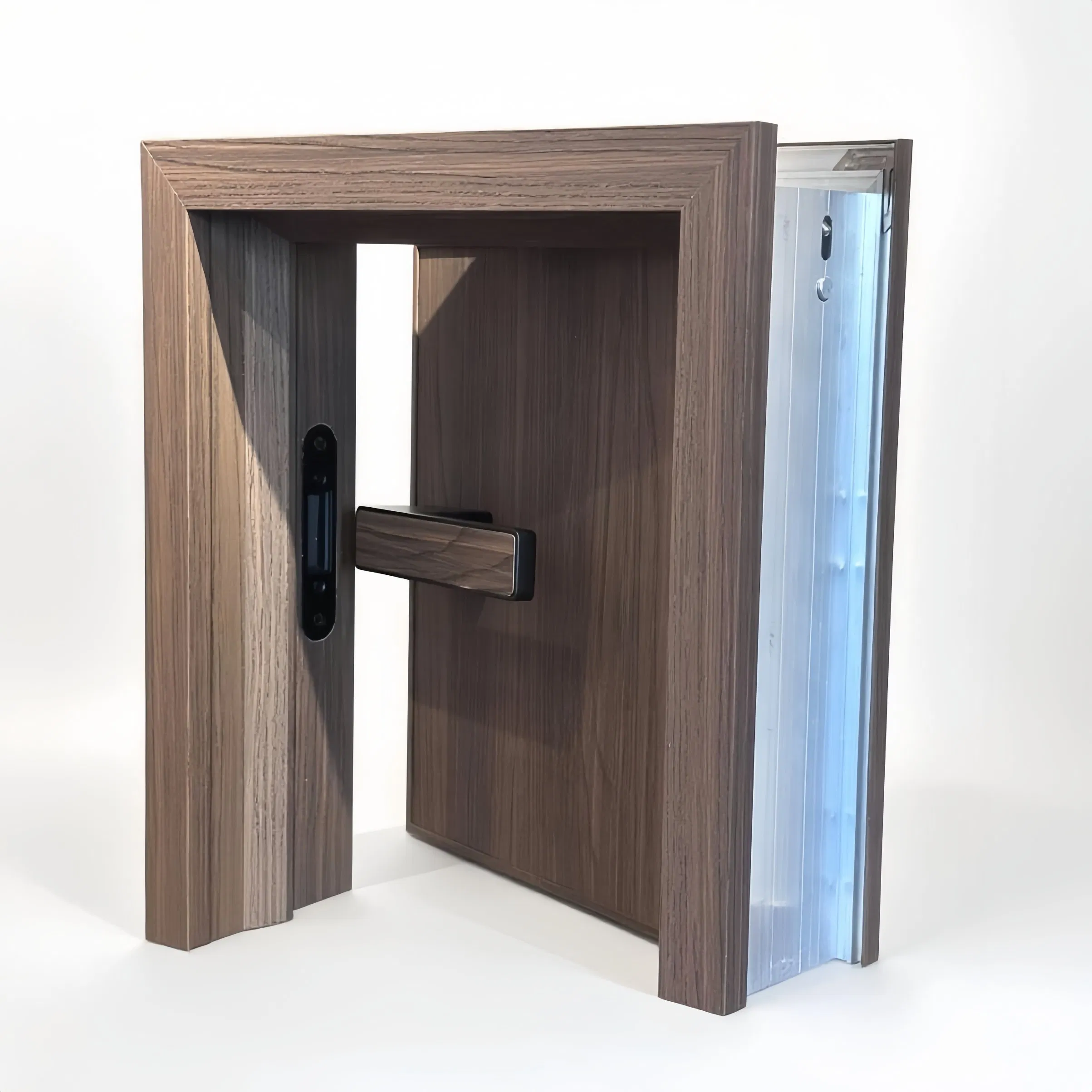 Aluminum Wooden Doors with Wind Resistance, Heat Insulation and Thermal Preservation Properties