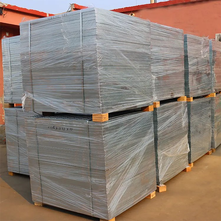 Hourun Galvanized Steel Grating Supplier Hot-DIP Galvanized Steel Grid Plate China Mild Steel Platform Steel Grating