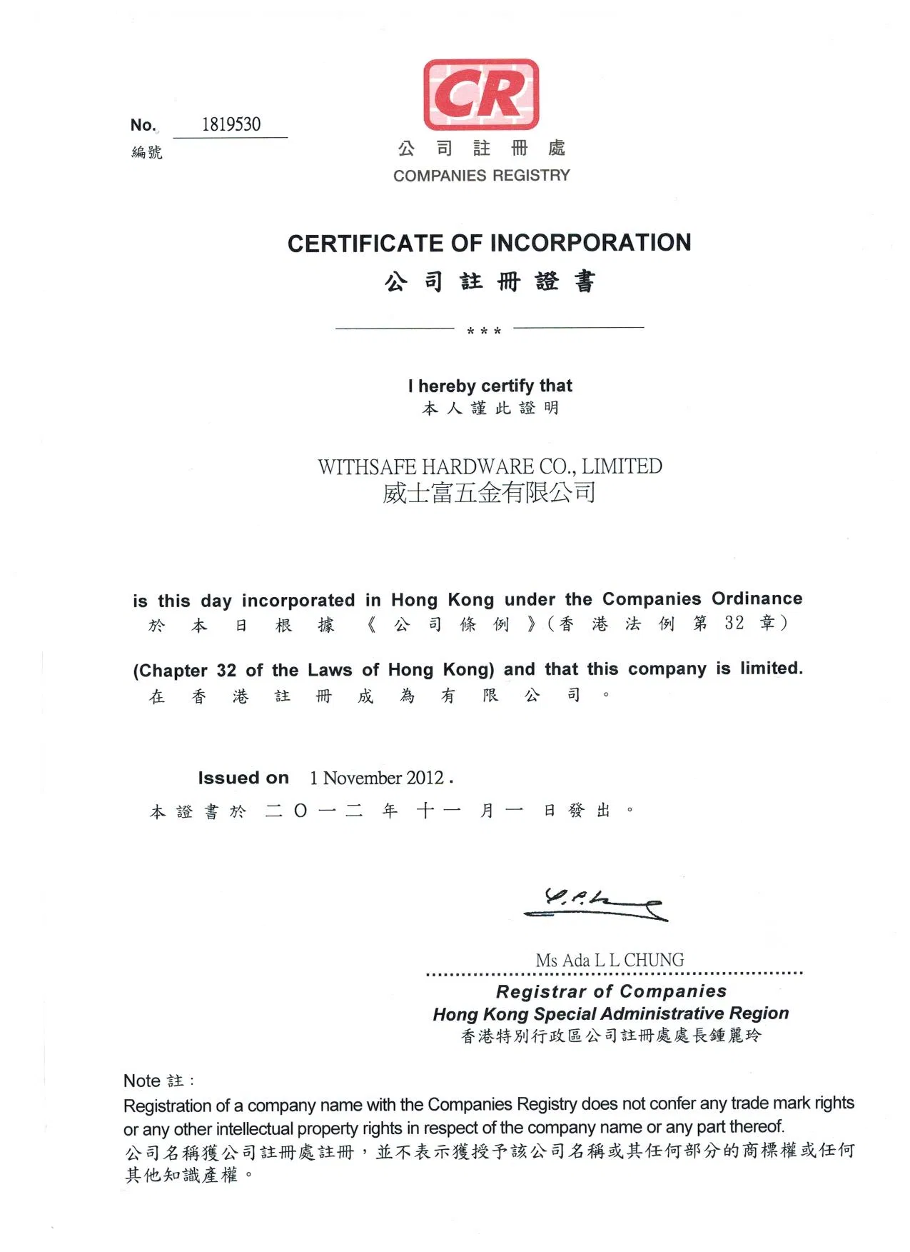 Zinc Alloy Display Cabinet Sliding Glass Lock