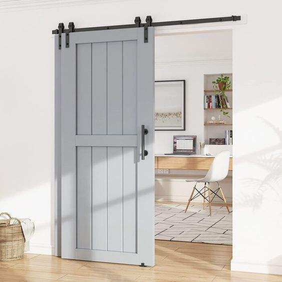 Cbmmart Manufactured Double Track Sliding Doors Wood Barn Door
