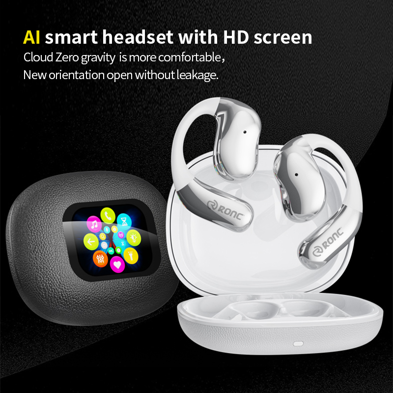 Ai Translate Ture Wireless Stereo HiFi Tws Earbuds Bluetooth 5.4 Open-Ear Earphones