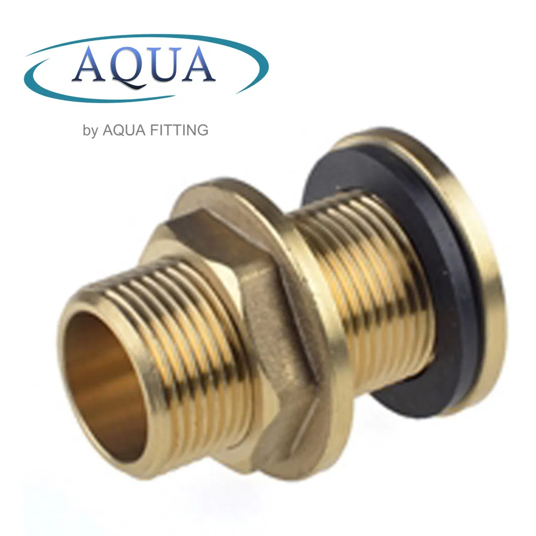 Quality Wholesale Brass Nipple Water Tank Connector Pipe Fitting
