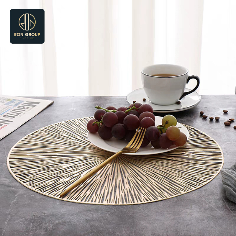 Wholesale Washable Waterproof Anti Slip Ins Placemat for Dining Restaurant Hotel Coffee Shop