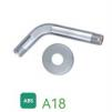 Premium Chrome Adjustable Shower Head with Durable ABS Mount