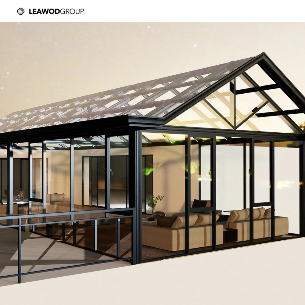 Elegant Heat Insulation Glasshouse Sunroom for Luxury Villa