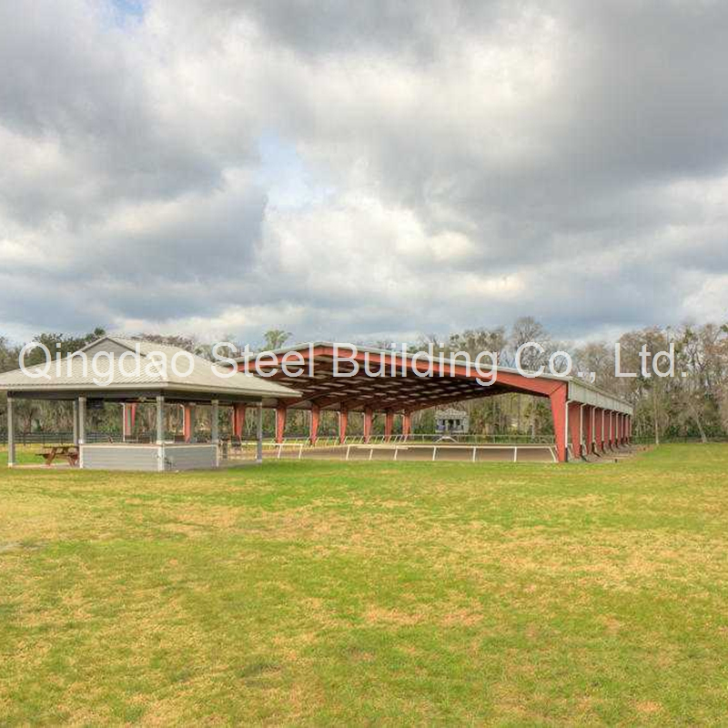 Easy Assemble Design Steel Structure Prefab Covered Horse Riding Arena Steel Building