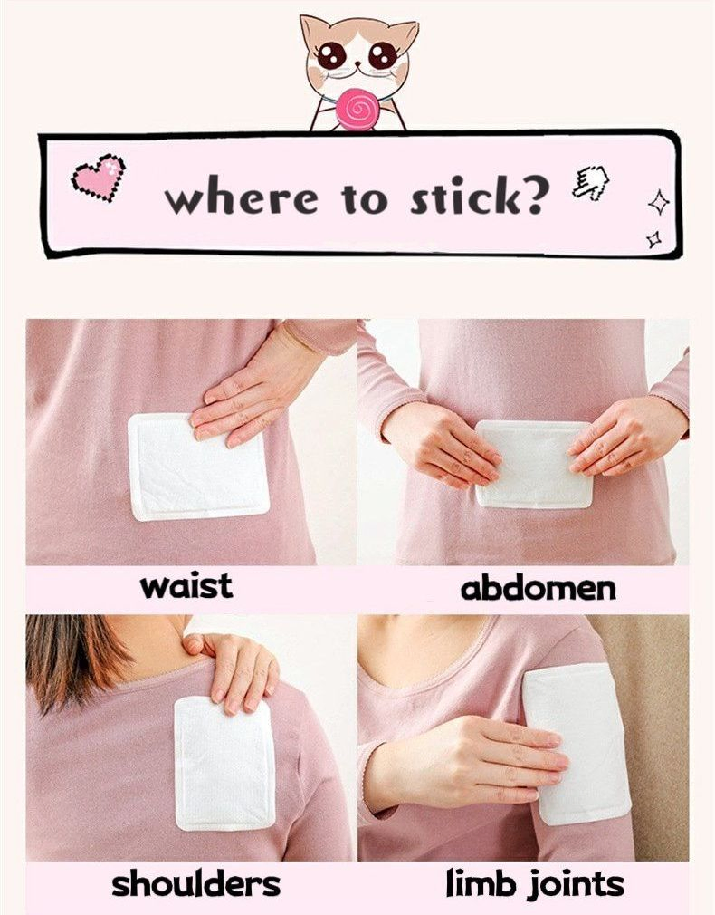 a Variety of Customized Natural Heating Patch 12h Body Stomach Warmer Heat Pack