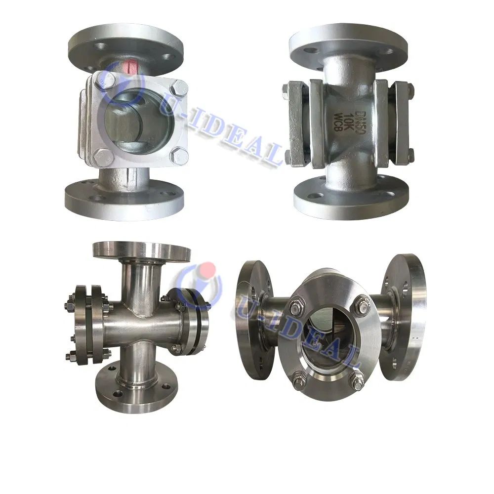 Stainless Steel /Carbon Steel Double Window Sight Glass/Flow Indicator