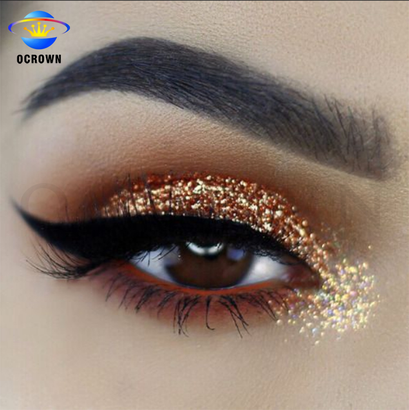 21608 Holographic Rainbow Purple Laser Glitters Eyeshadow Pigment Powder