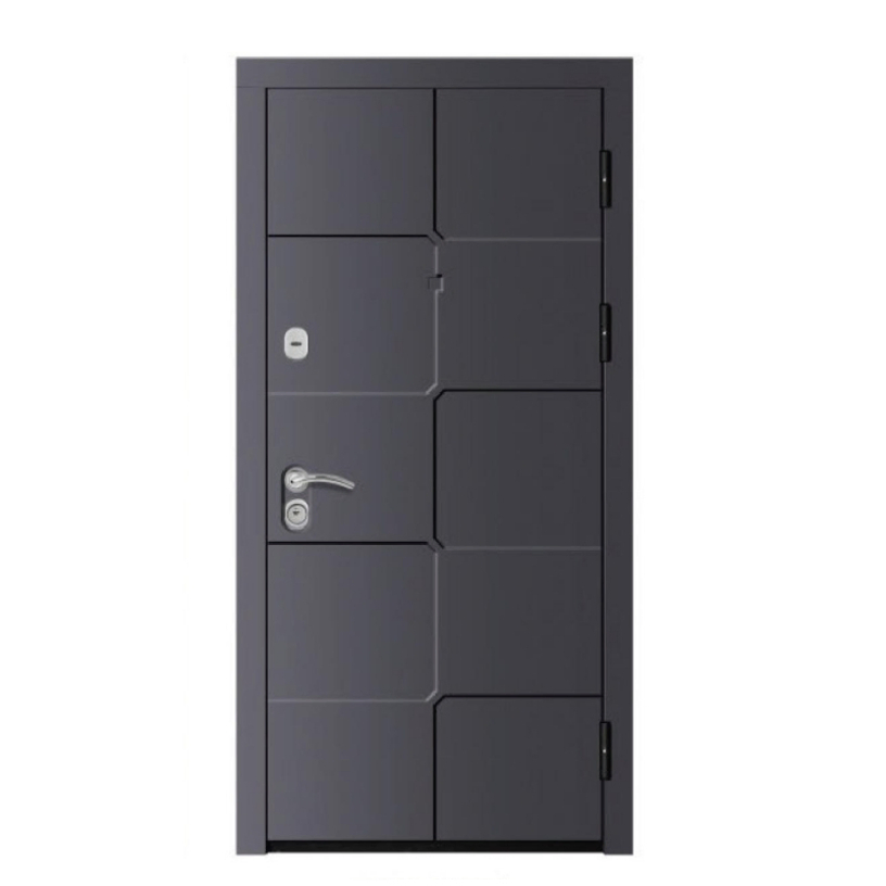 Durable Reinforced Frame Burglary Resist Stable Steel Security Door