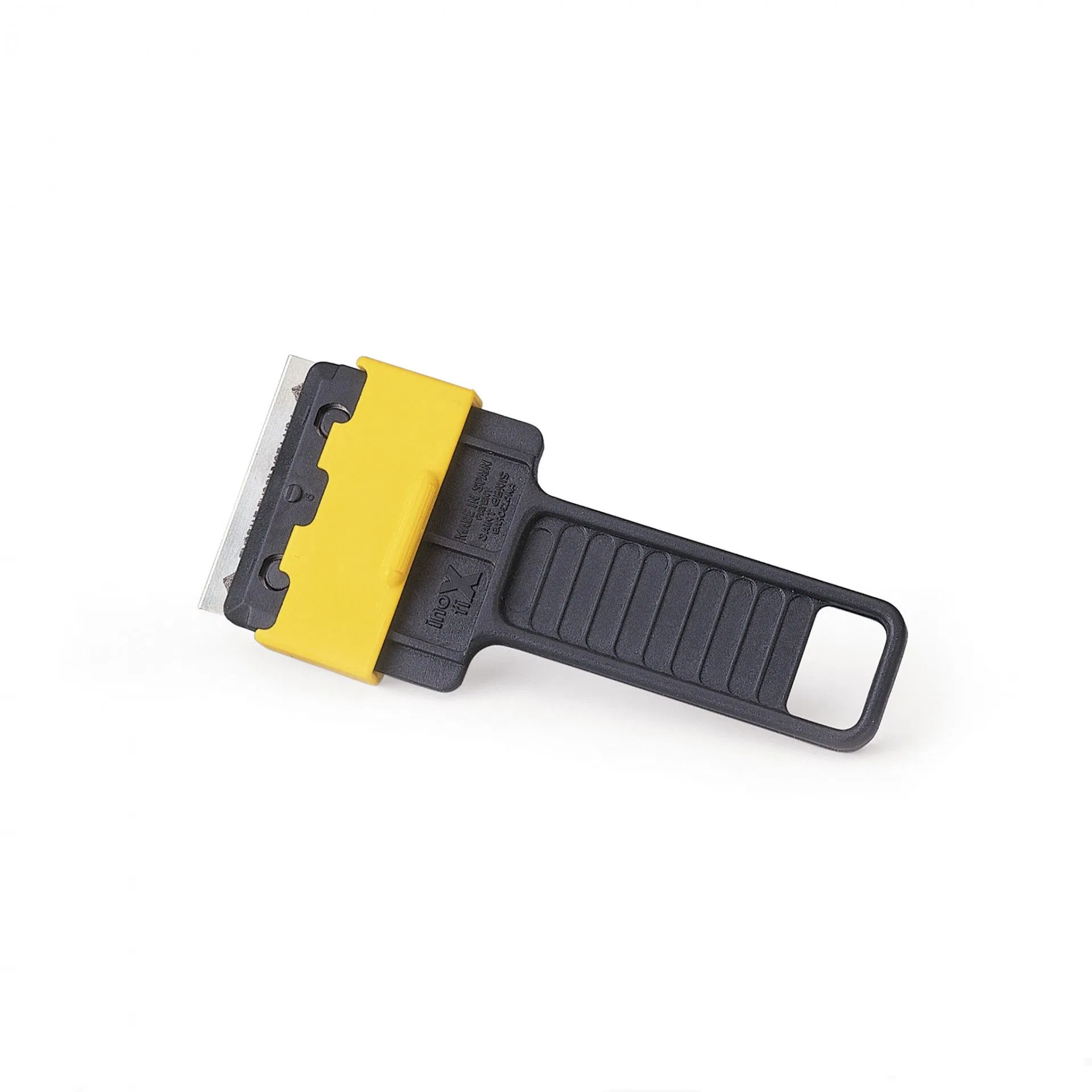 Black Cleaning Scraper Plastic Razor Scraper with Double-Edged 43X22mm Metal Blades