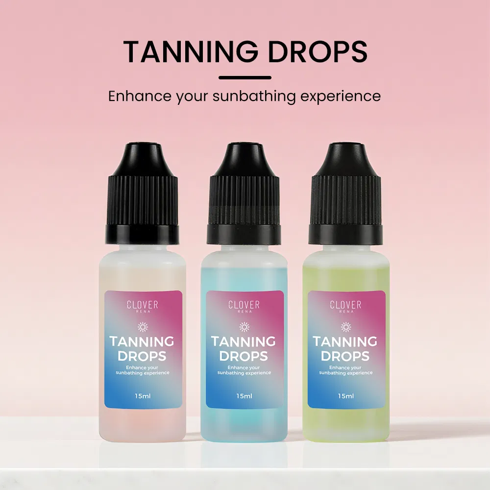 Private Label Extreme Intensive Oral Tan Drops Sunless Bubblegum Self Tanning Drops Water