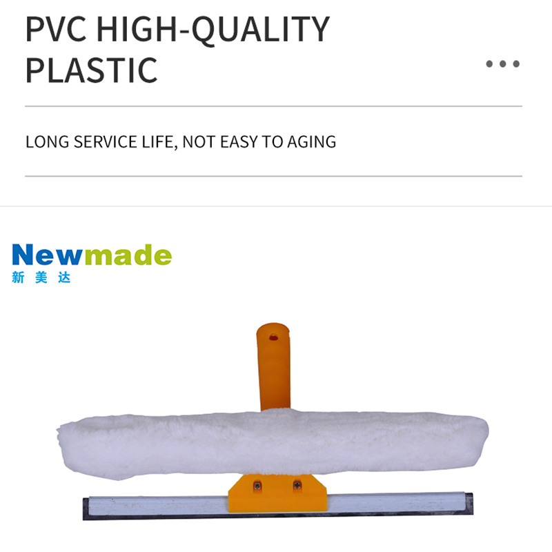 2025 Commercial Cleaning Dual Purpose Window Cleaner 2 In1 Squeegee and Washer Plastic Handle H1407/H1408/H1409