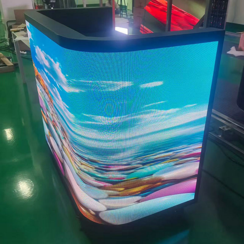Portable DJ Table DJ Booth for Stage Performance Music Event Concert Night Club LED Displays