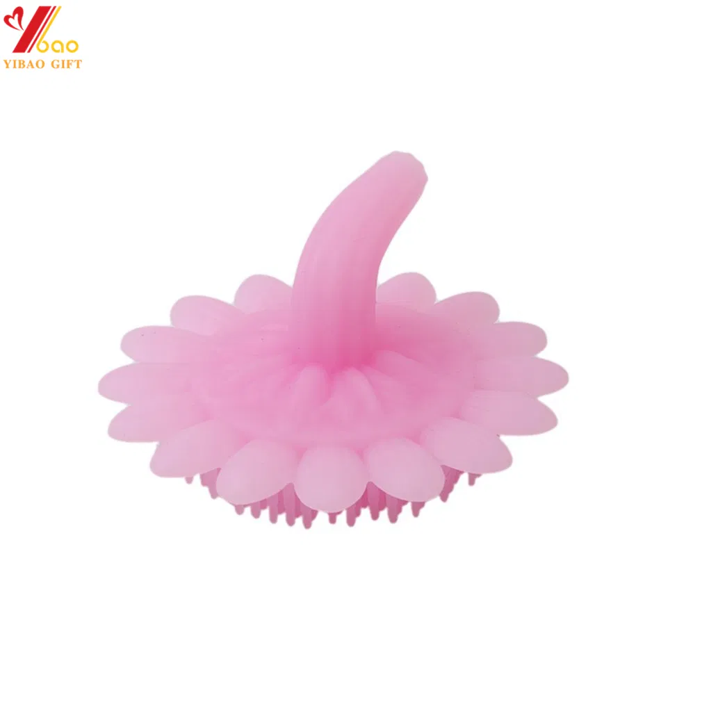 Силиконовая щетка в форме подсолнуха с ручкой