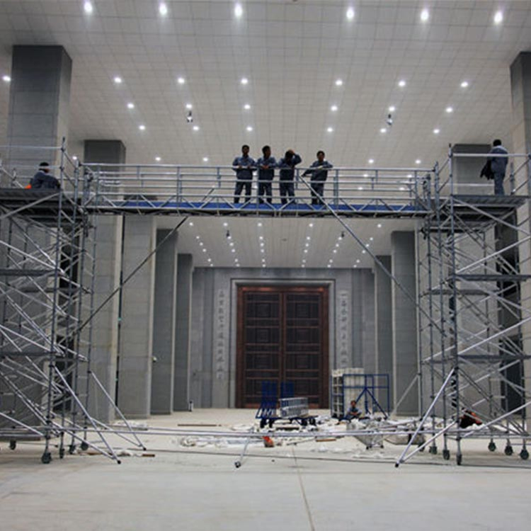 Versatile Aluminum Mobile Scaffold Tower with Convenient Stairs