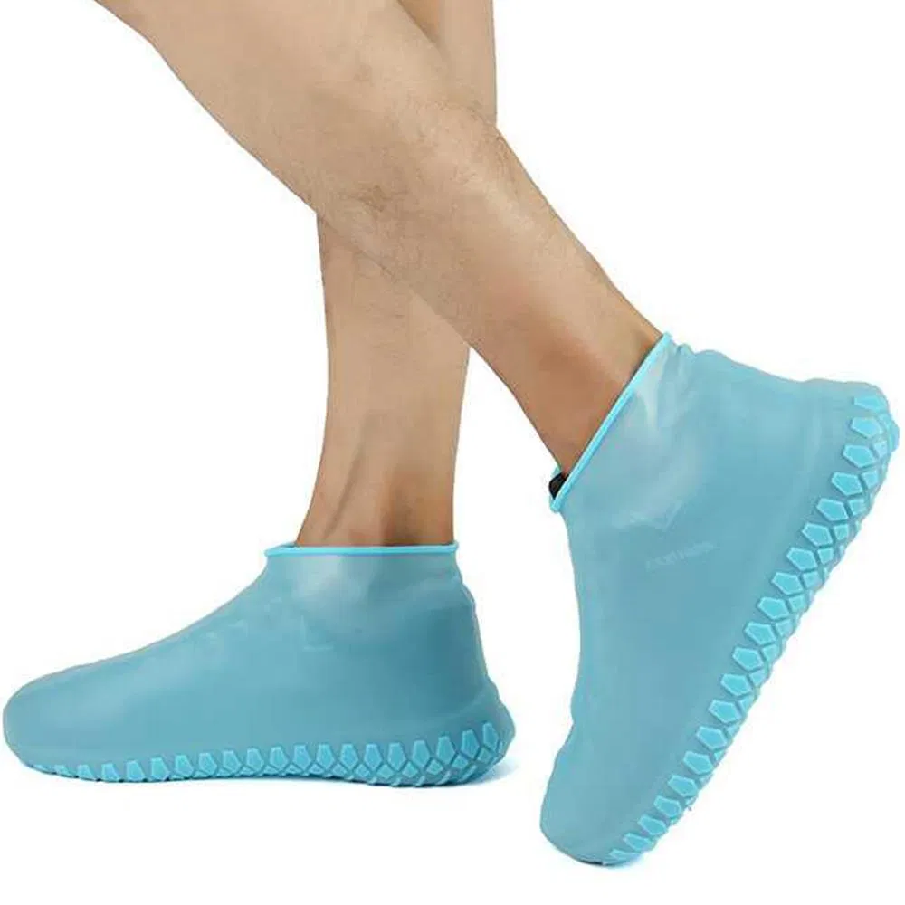 30% off OEM/CE Certification Rain Coat Silicone Shoe Cover Durable Waterproof Outdoor Anti-Slip Reusable Rubber Waterproof Shoe Cover