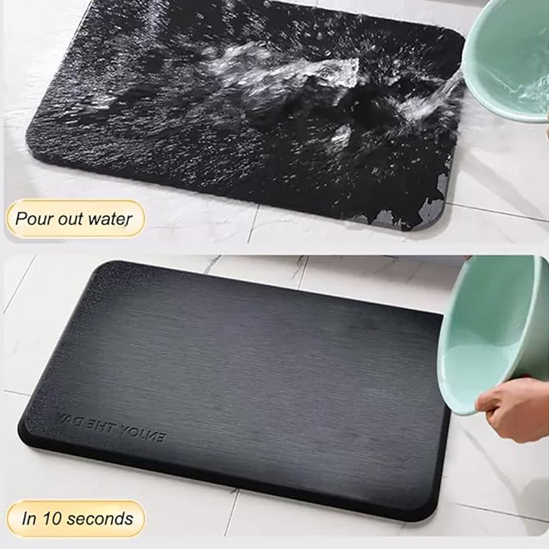 Hot Sale Printed Single Diatomaceous Stone Dolphin Baby Bath Mat