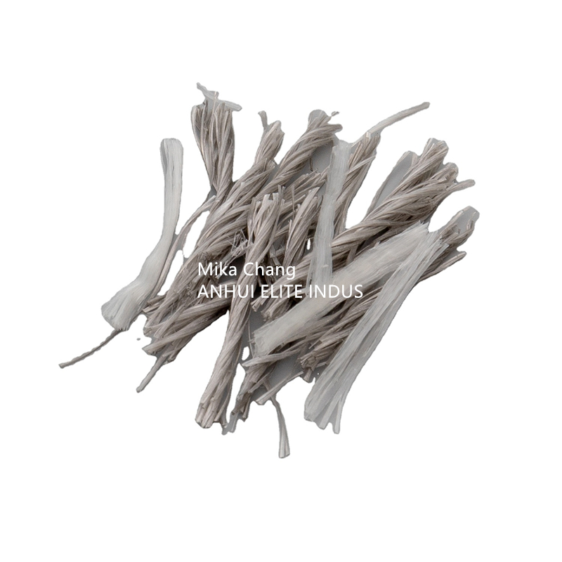 Chemical Plastic Macro Synthetic PP Concrete Reinforcing Fibre Twist Bundle Form