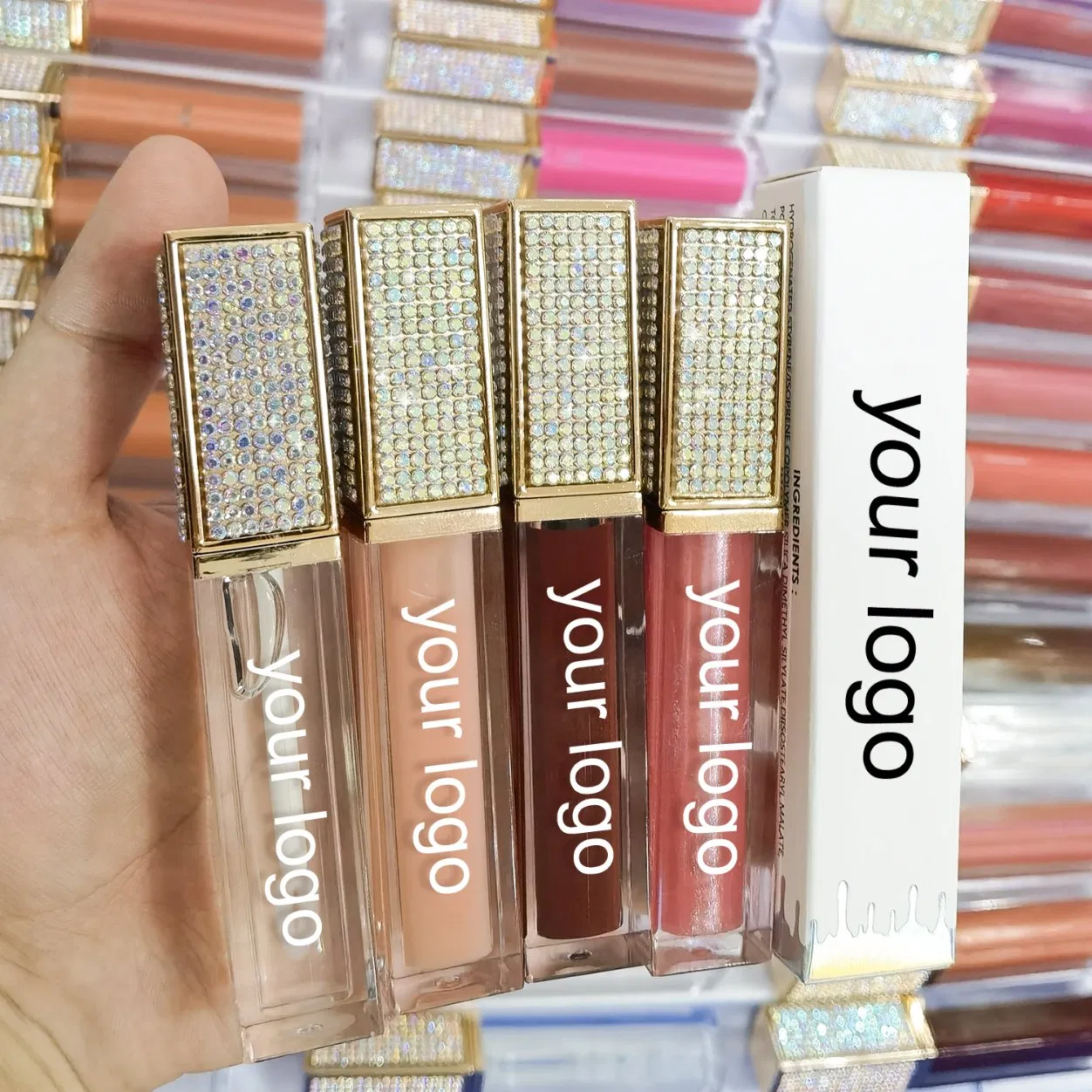 Factory Wholesale Private Label Makeup Waterproof Lip Gloss for Lips