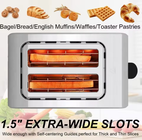 Popular Cooking Sandwiches Kitchen Use Automatic Stainless Steel Toaster Breakfast Machine