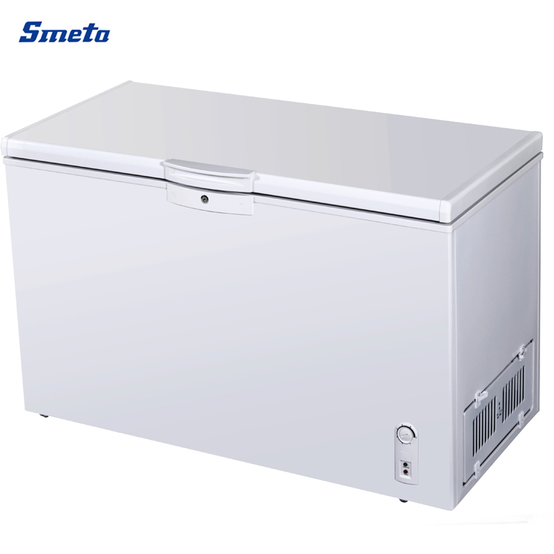 Smeta China Wholesale Kitchen Supermarket Fruit Display Freezer Deep Freezing 520L Cheap Big Capacity Meat Top Open Batch Commercial Chest Freezer