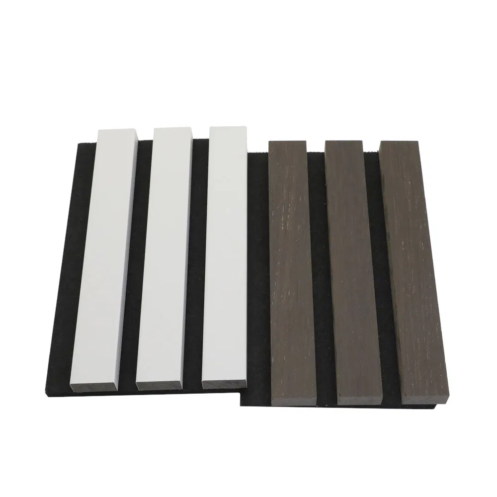 Grade MDF Slats Acoustic Panels with Pet and Veneer CE Certificate