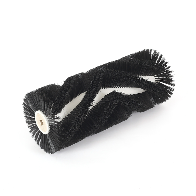 Factory Price Nylon Industrial Cylinder Spiral Solar Panel Cleaning Roller Brush