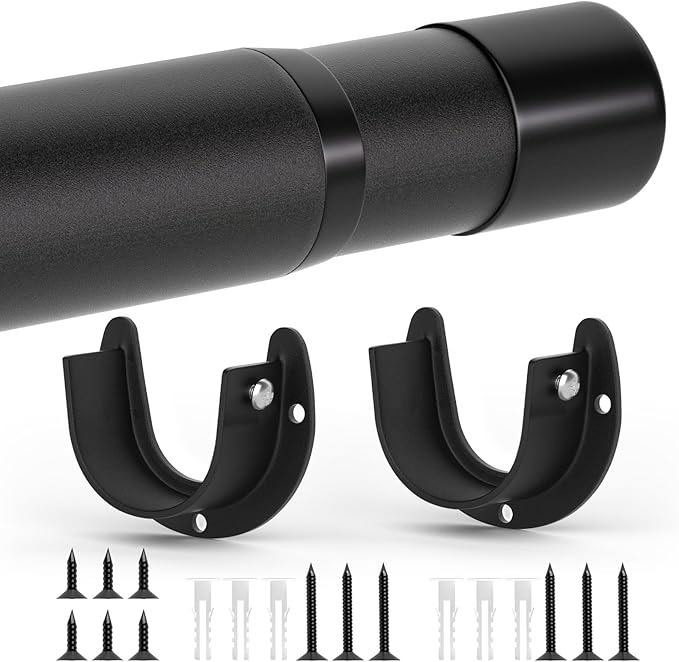 New Arrival Closet Rods for Hanging Clothes Metal Adjustable Closet Rod