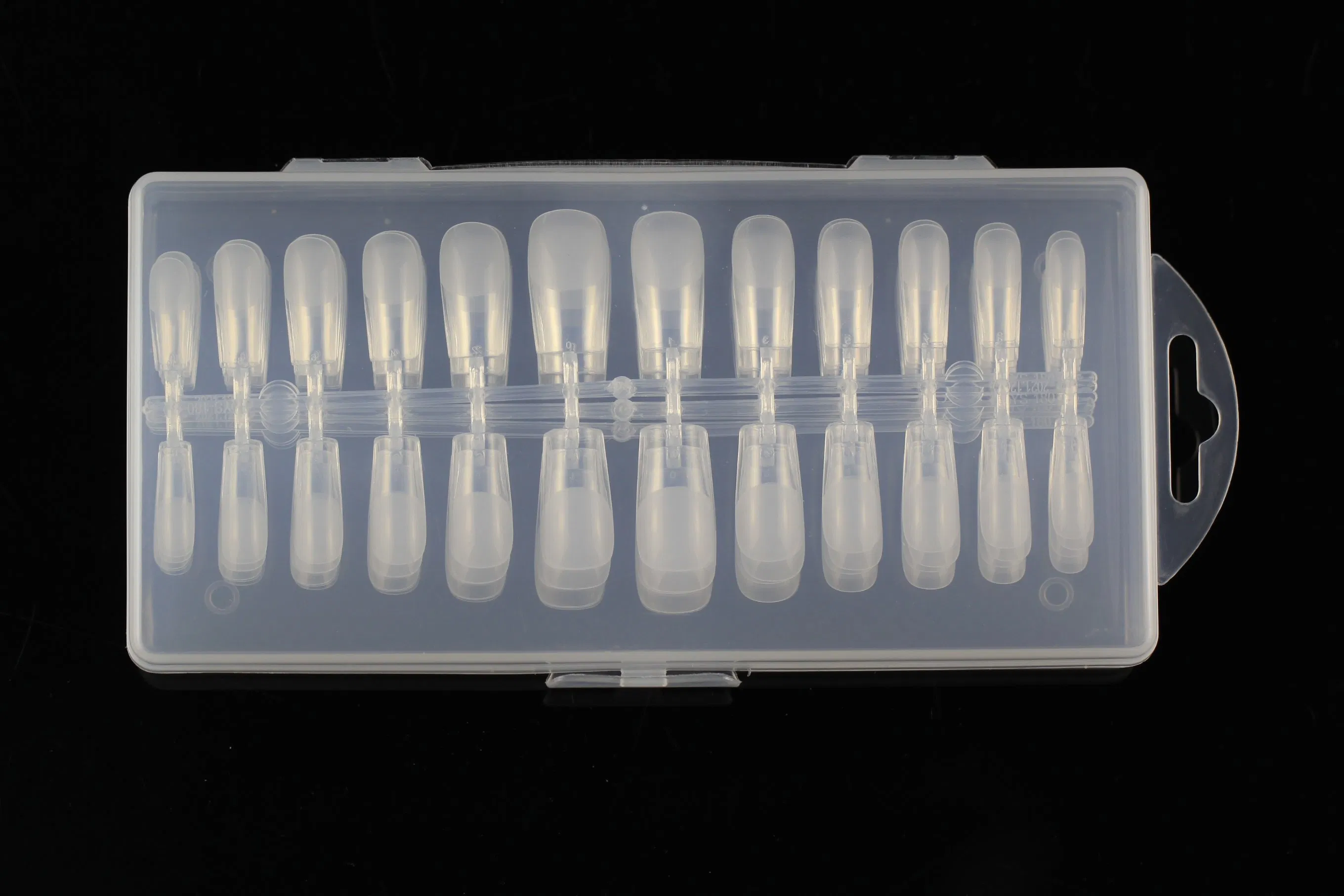 Full Cover Tapered Square Press on Nails Tips Clear Fingernail Extension