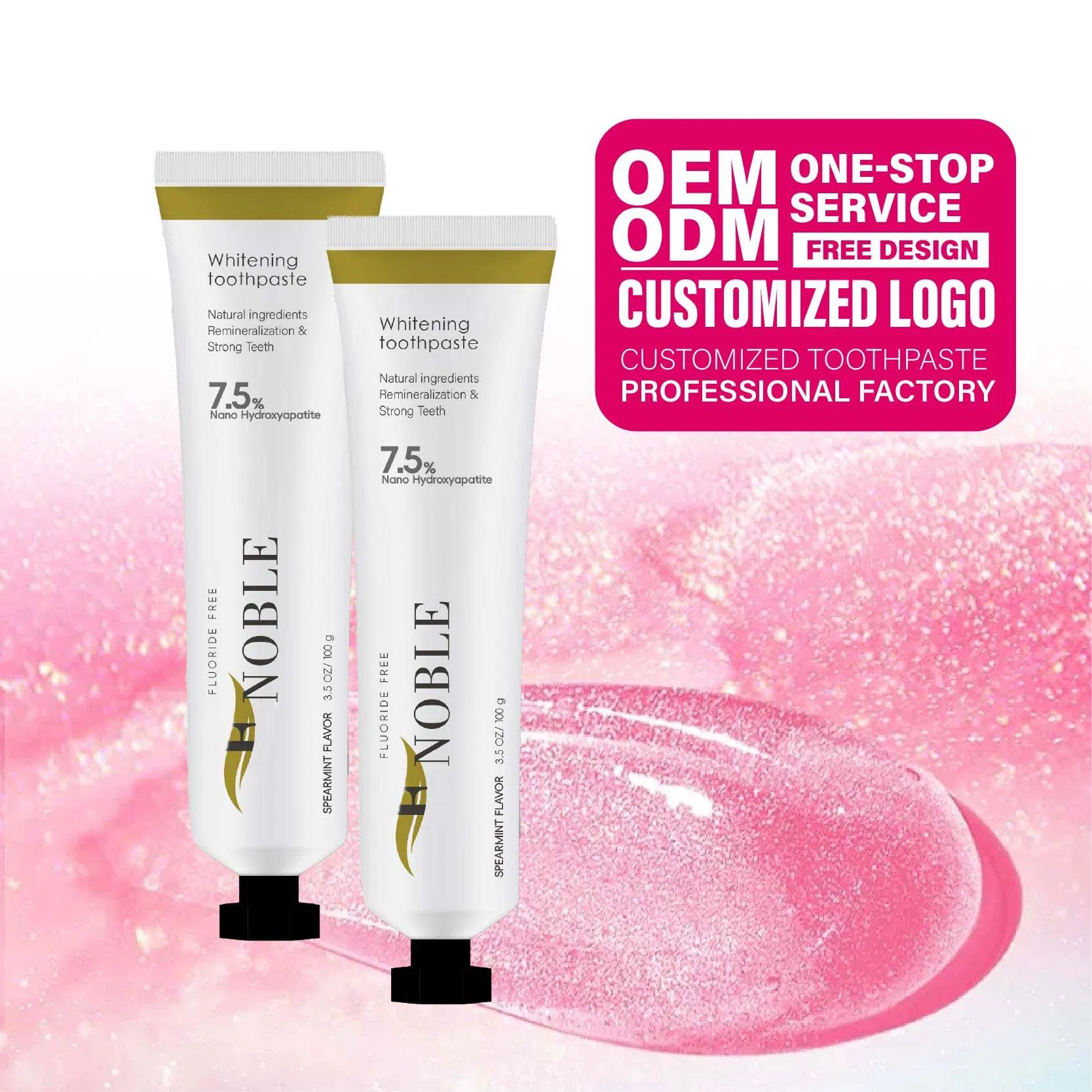 Charcoal Teeth Whitening Toothpaste Mint Flavor Box Anti-Tartar Solution