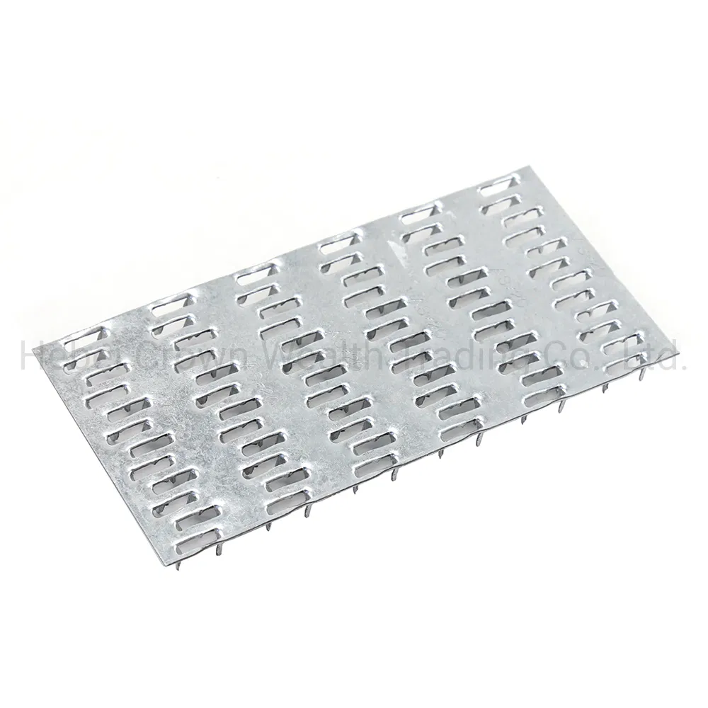 Wood Construct Connection Punching Galvanized Steel Gang Nail Truss Plate