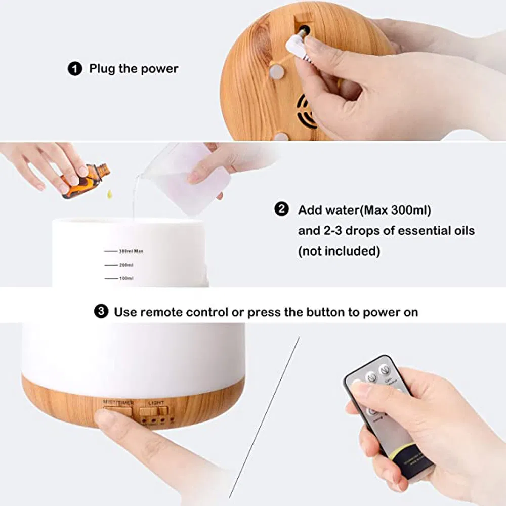Remote Control Essential Oil Humidifier Fragrance Aroma Diffuser