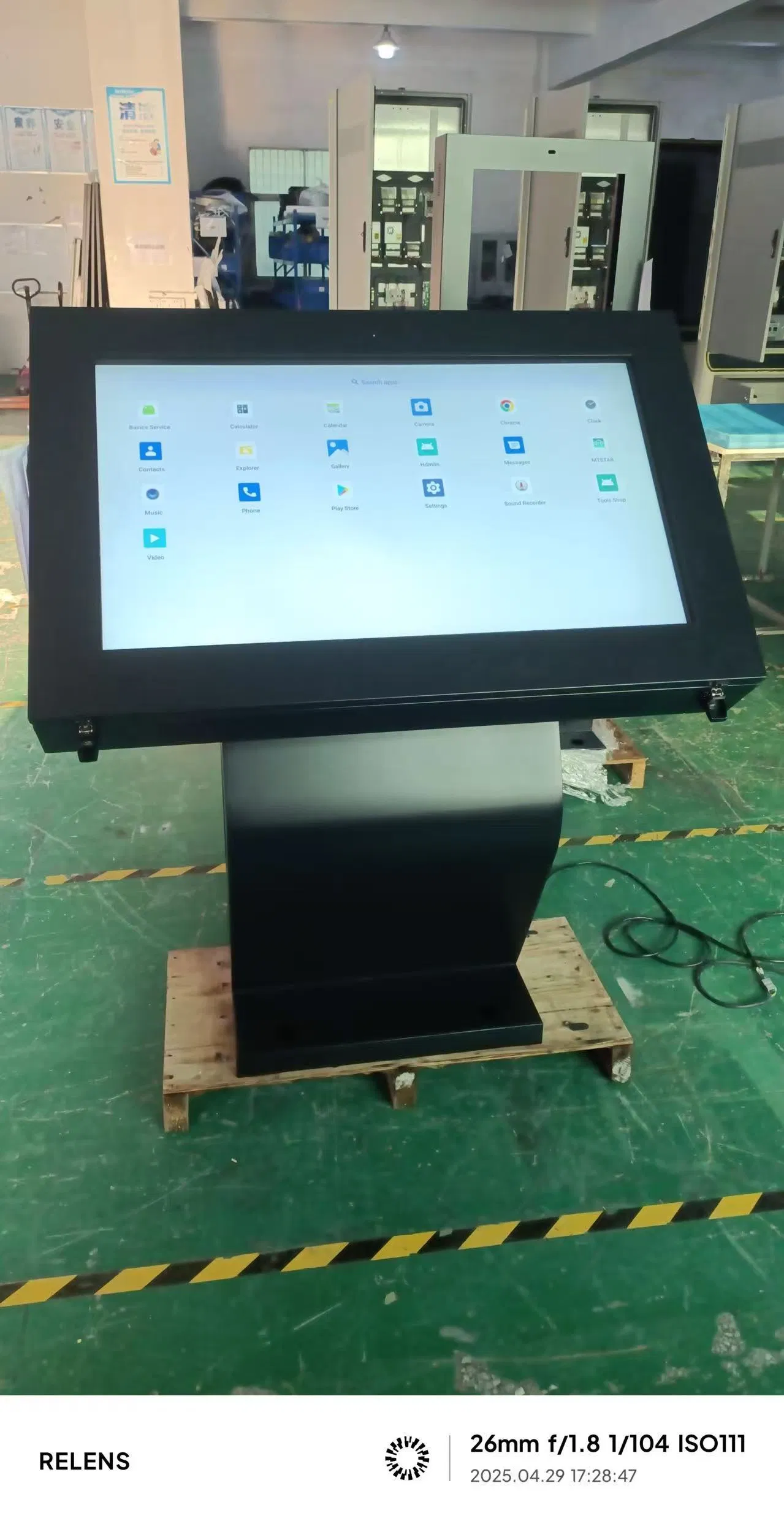 49 Inch IP65 2500nit Anti-Glare Touch K-Type Outdoor LCD Digital Kiosks