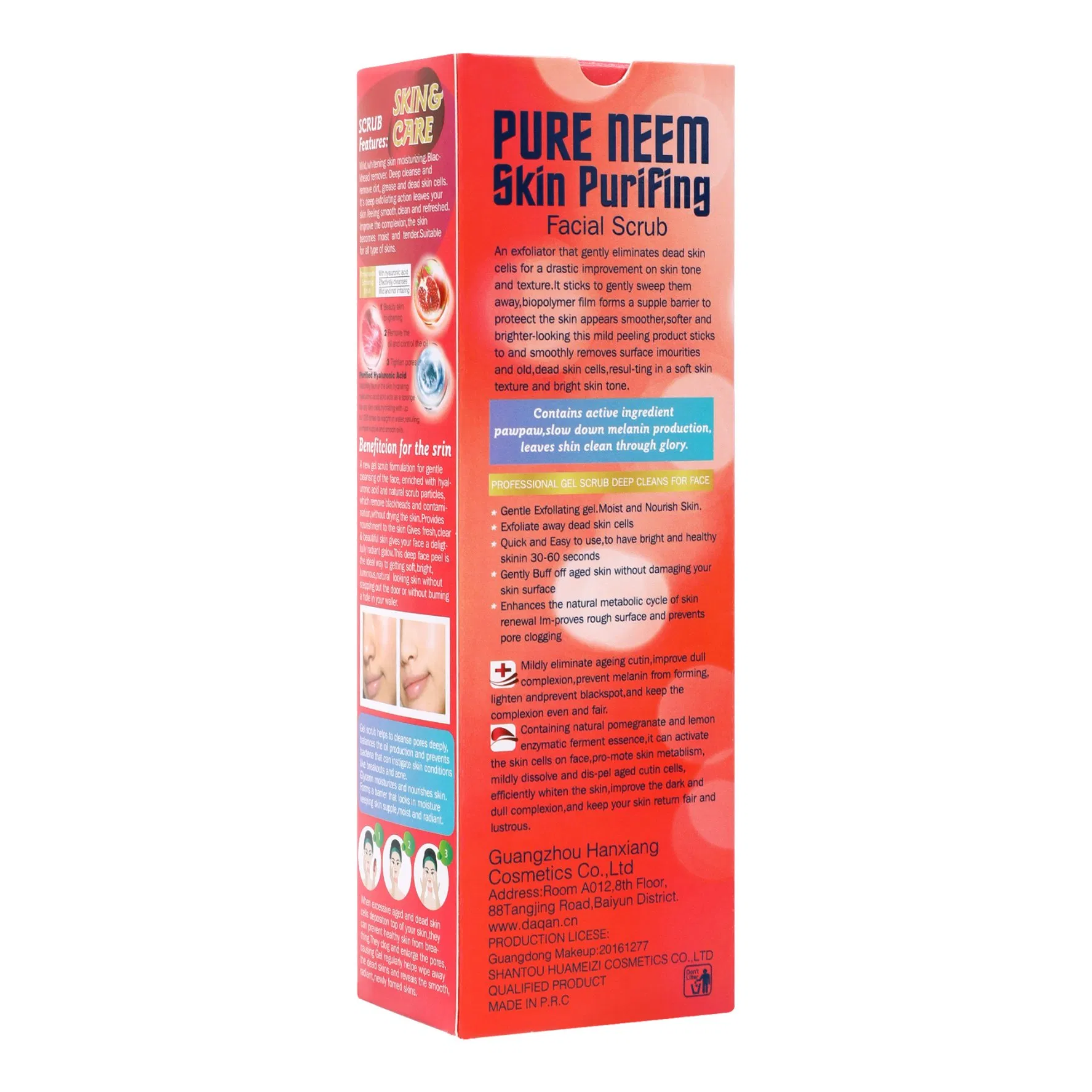 Gentle Exfoliating Facial Scrub Gel for Radiant Skin