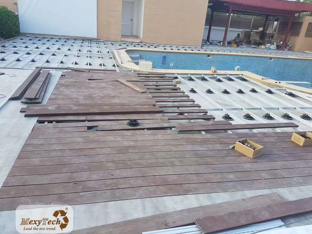 Outdoor Flooring Support Adjustable Plastic Pedestal