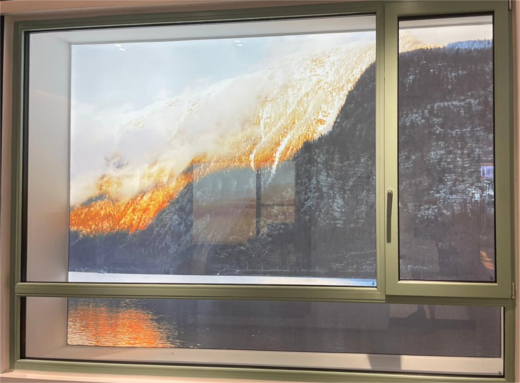 Energy Saving Wood-Aluminum Composite Windows with Double Glazing Argon Gas for Hotel