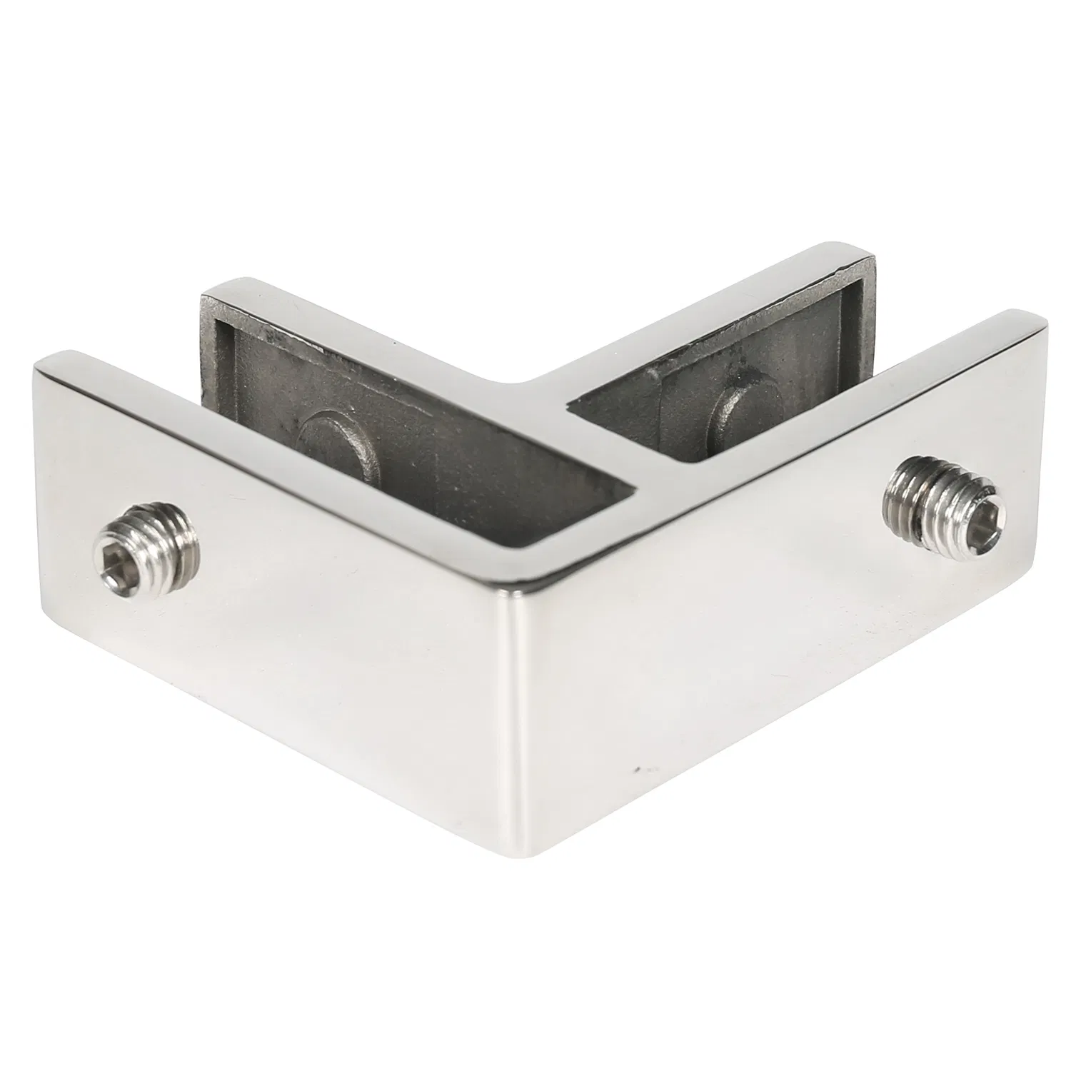 90 Degree Railing Glass Clip Holder for Pool Fence and Balustrade