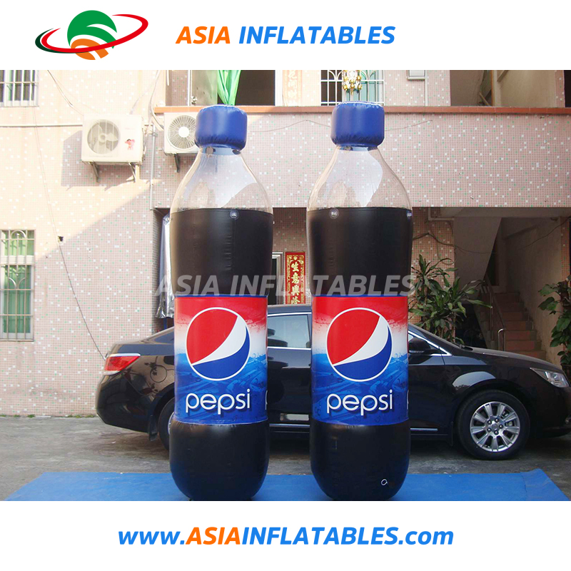 Advertising Giant Inflatable Can for Promotion, Custom Inflatable Cola Water Bottle