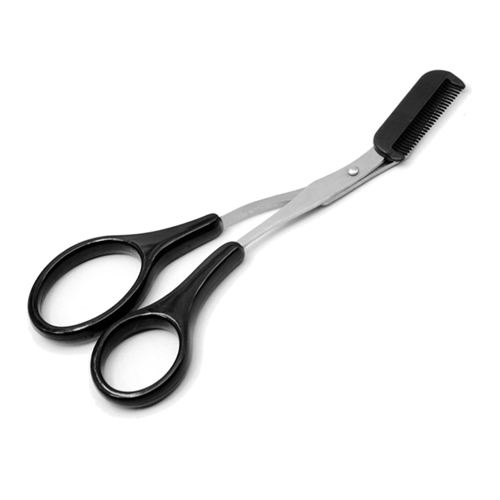 Stainless Steel Beauty Band Eyebrow Scissors
