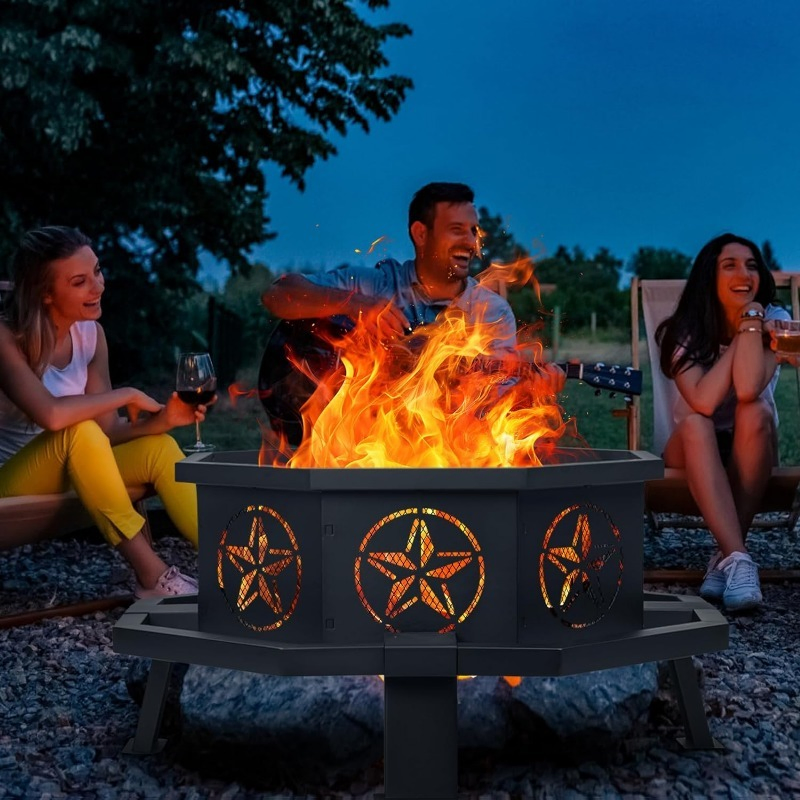 Great Quality Stable Eco-Friendly Metal Burning Outdoor Furniture Patio Heaters Fire Pit
