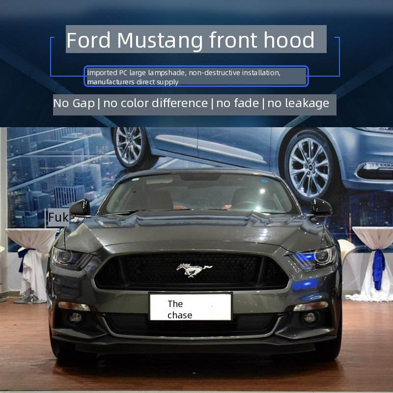 Headlight Lens Cover for Ford Mustang 2015-2017